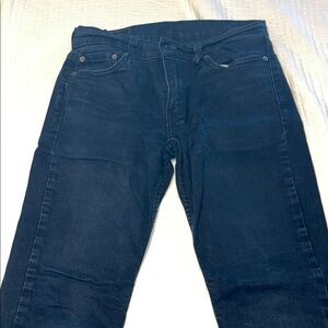 Signature by Levi Strauss Dark Blue Straight Jeans